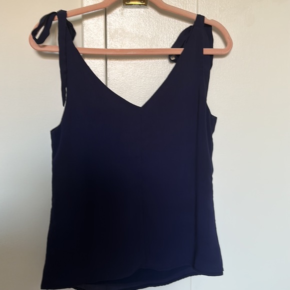NWOT Beautiful Purple Tie Strap Tank - Picture 3 of 3